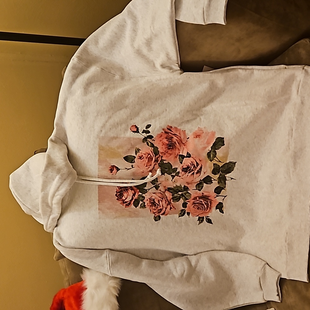 Floral hoodie